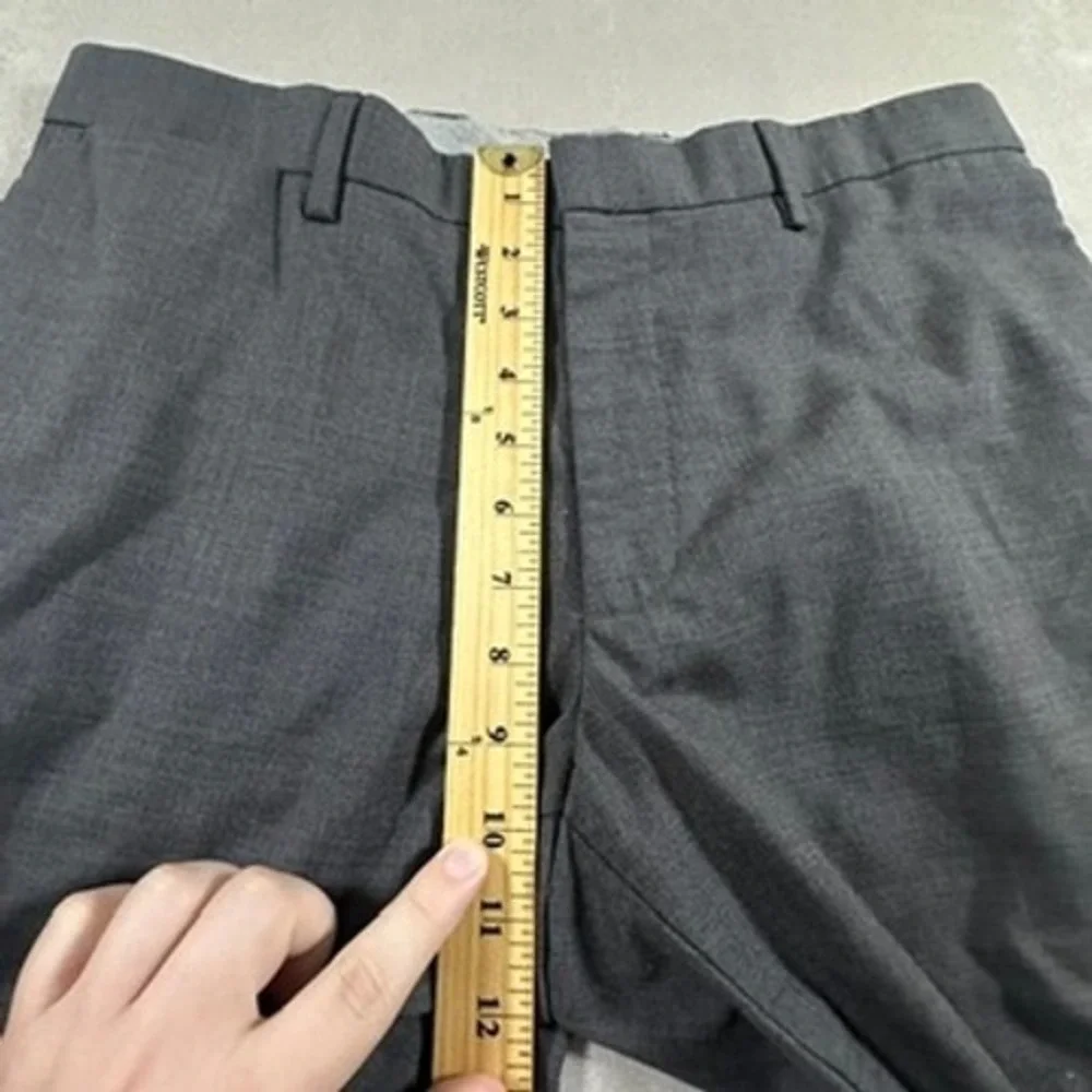 Banana Republic Dress Pants Mens Classic Fit 100% Wool 31/30 Grey